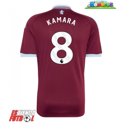 Aston Villa Boubacar Kamara #8 Primera Equipación 2026-27 Manga Corta